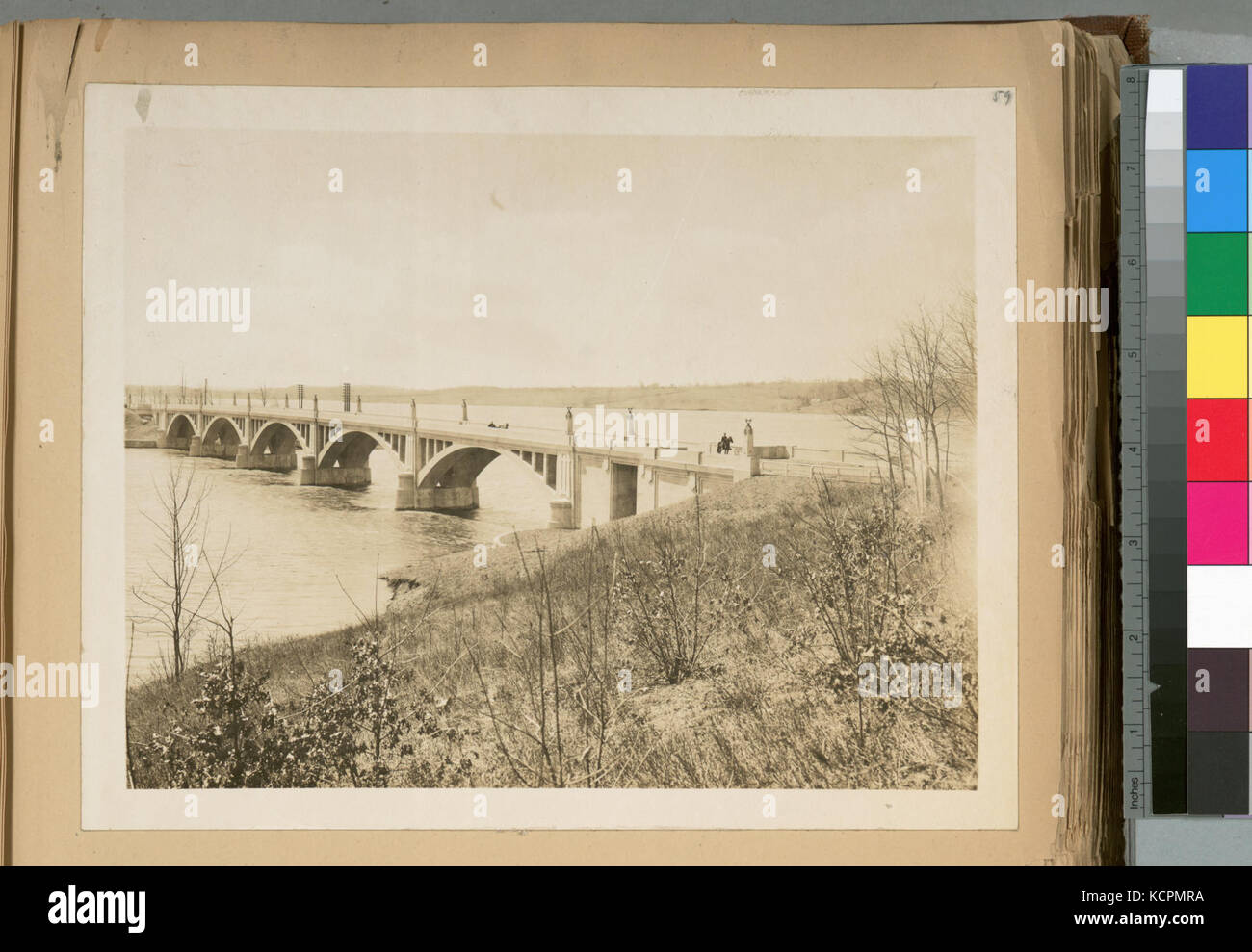 Brücken. Kensico Behälter. ... Vertrag 9. April 15, 1916 (Nypl b 13814376 435538) Stockfoto