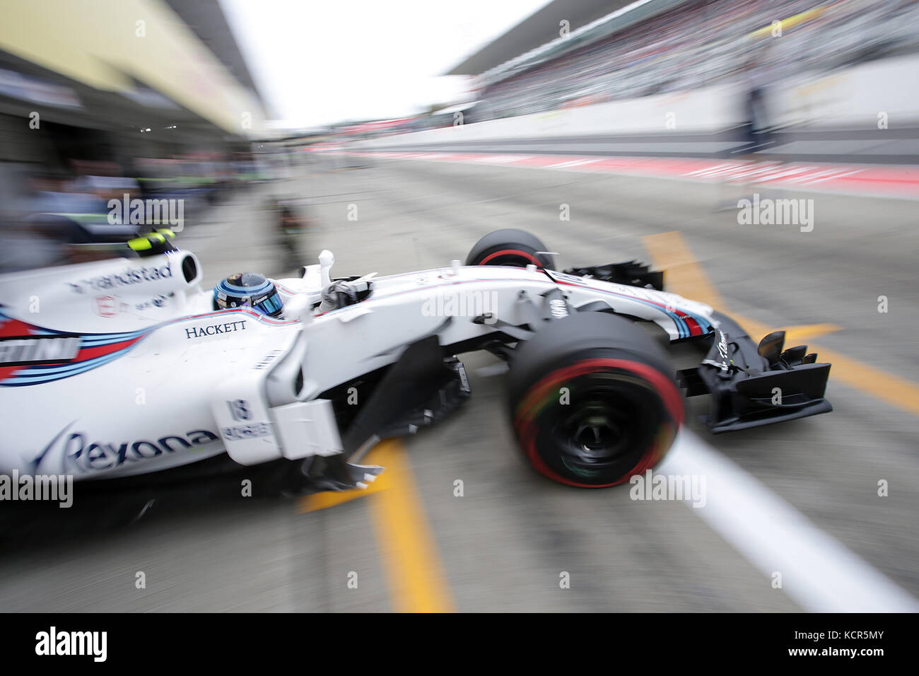 Suzuka, Japan. 7. Okt 2017. 2017 Formel 1 Grand Prix, 06. - 08.10.2017 Lance Spaziergang (Nr. 18), Williams Martini Racing Foto: Cronos/Hasan Bratic Credit: Cronos/Alamy leben Nachrichten Stockfoto