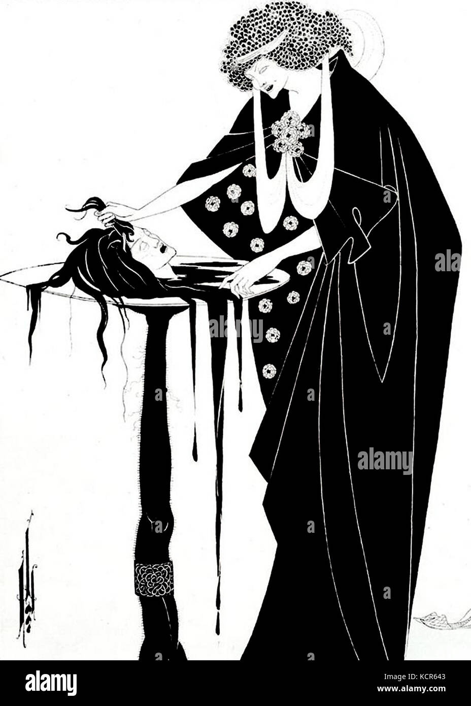 Aubrey Beardsley die Tänzer Belohnung Stockfoto