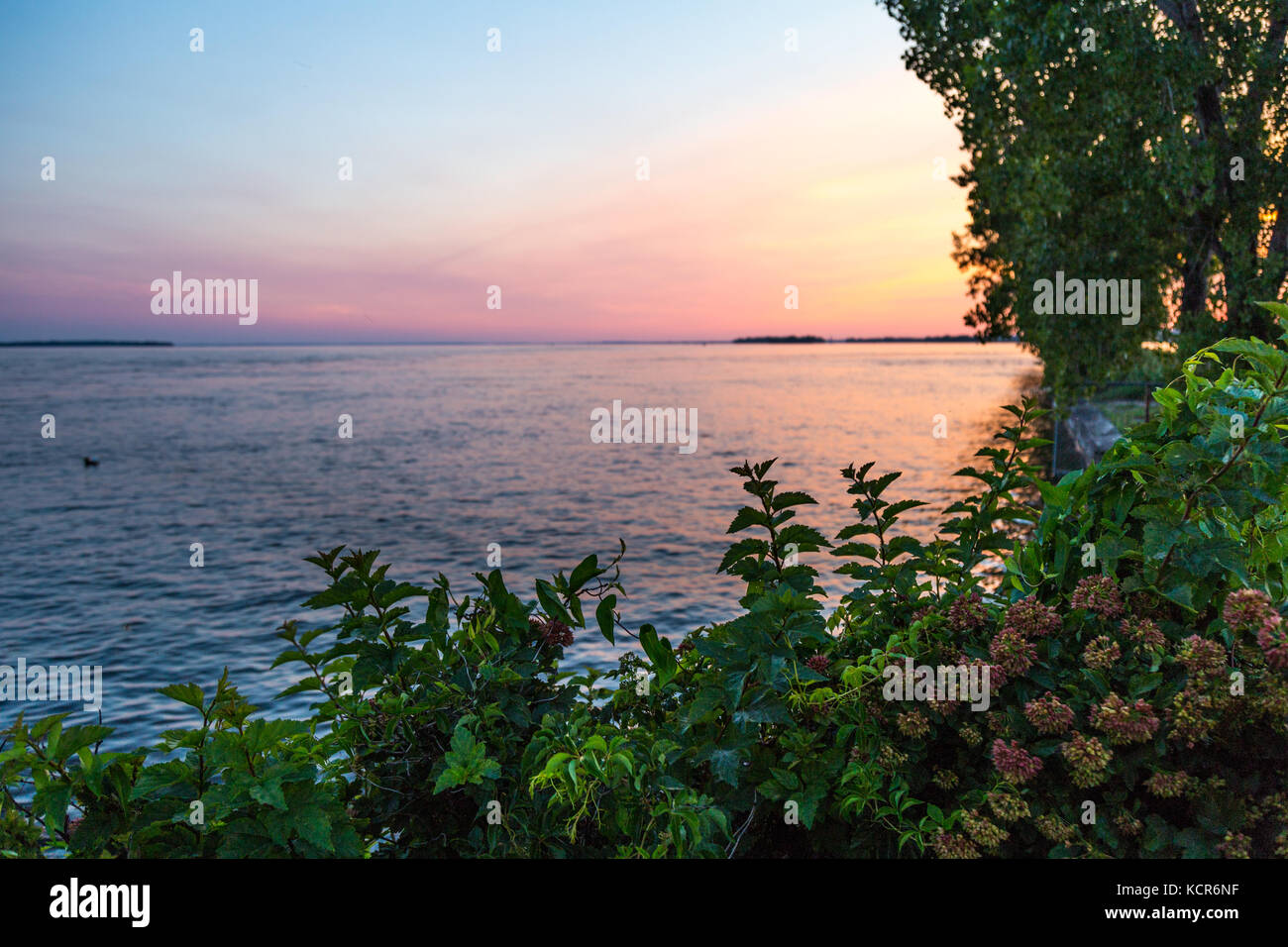 Sonnenuntergang Stockfoto