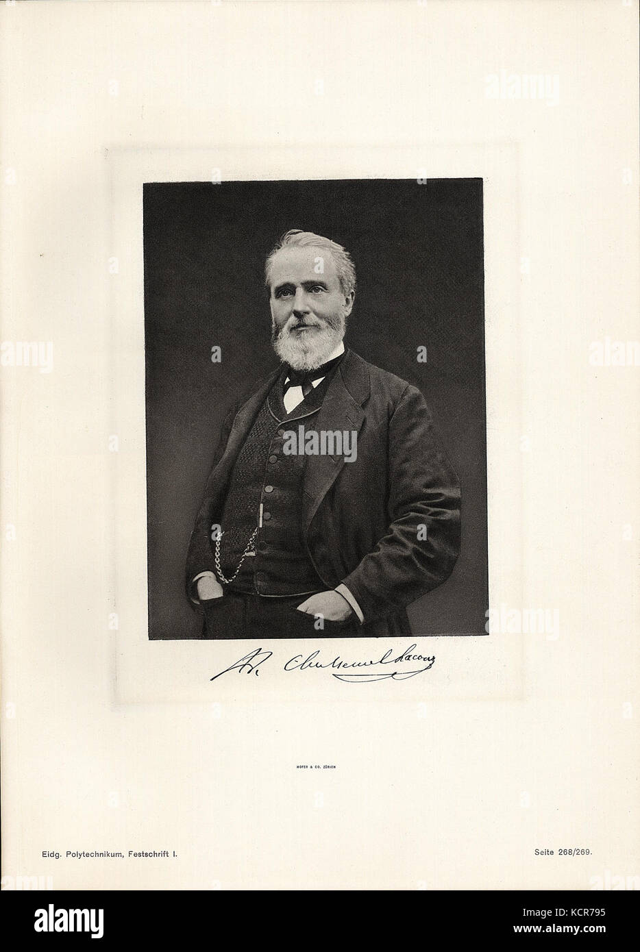 ETH-BIB Paul Armand Challemel Lacour (1827 1896), Professor am Eidg. Polytechnikum 1856 1859 Portrait Portr 05548.tif Stockfoto