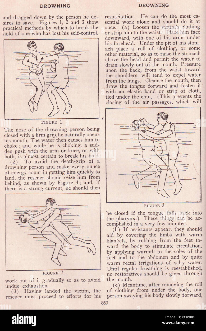 Ertrinken Seite 862 Stockfoto