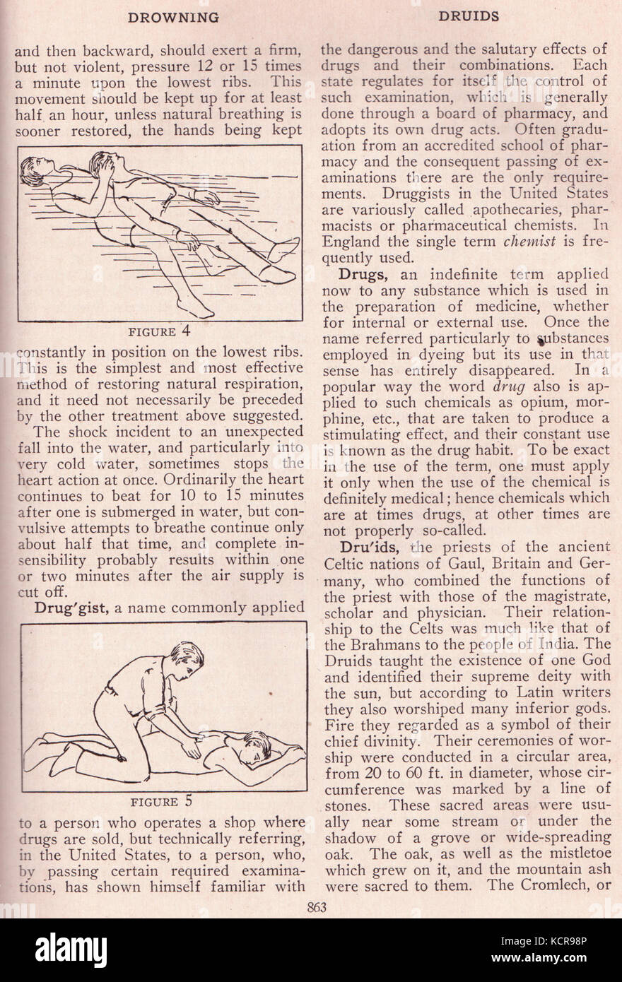 Ertrinken Seite 863 Stockfoto