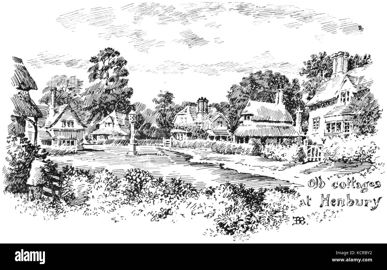 Ein Old English Home und seine Abhängigkeiten Seite 219 Stockfoto