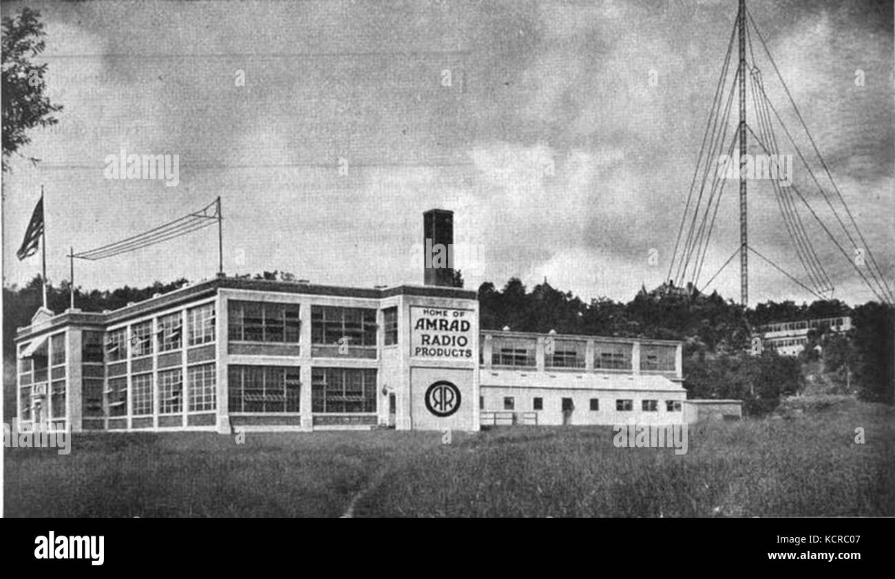 AMRAD Fabrik, Medford, Massachusetts (1922) Stockfoto