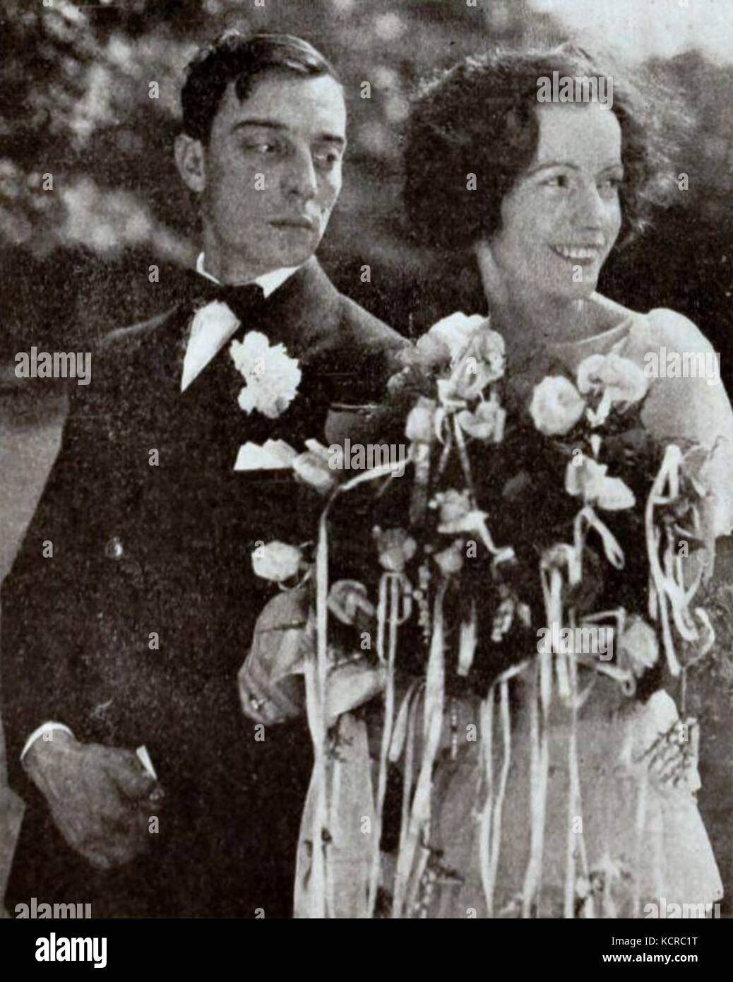 Buster Keaton & Natalie Talmadge Jul 1921 EH Stockfoto