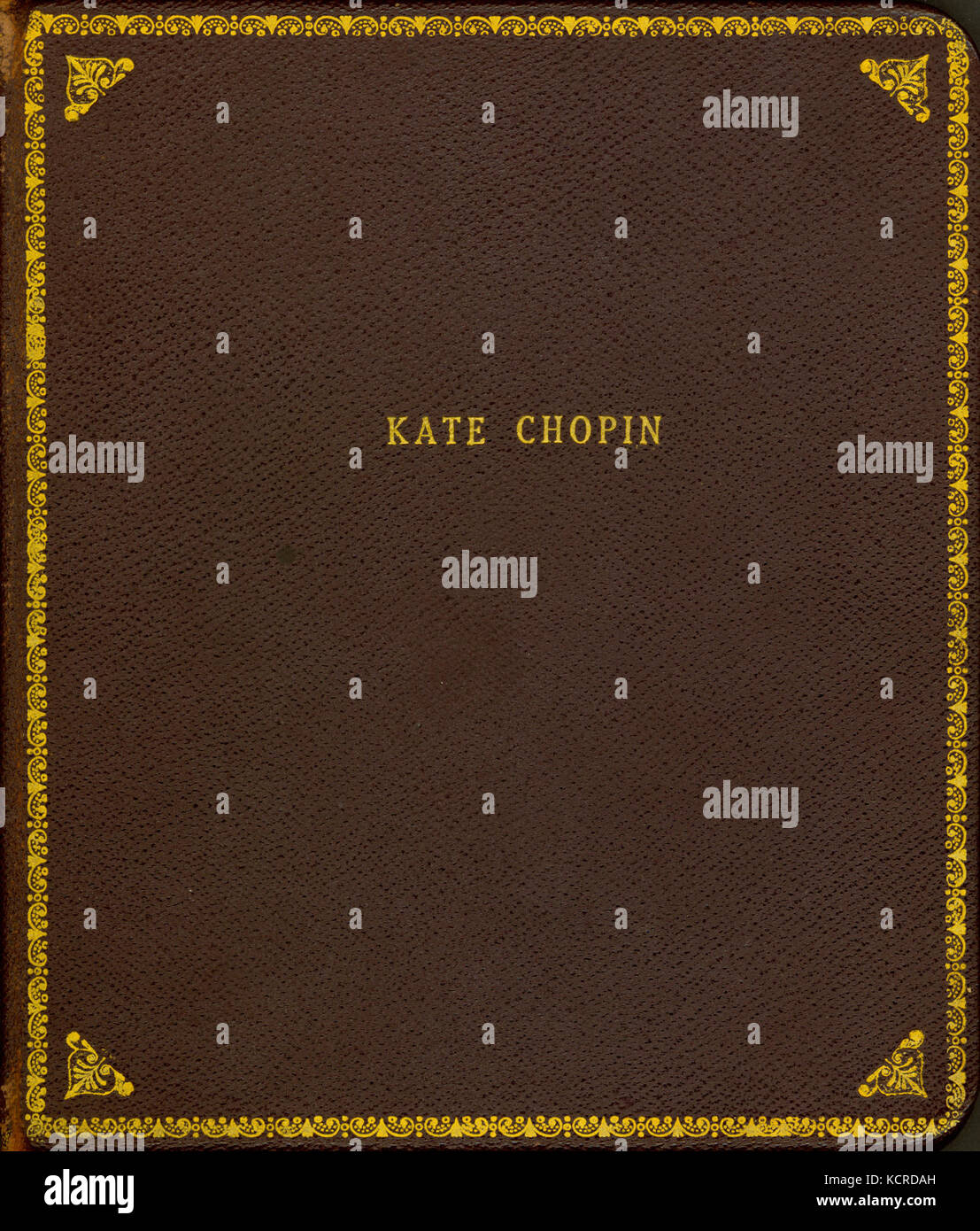 Konto Buch von Kate Chopin, 1888 1895 Stockfoto