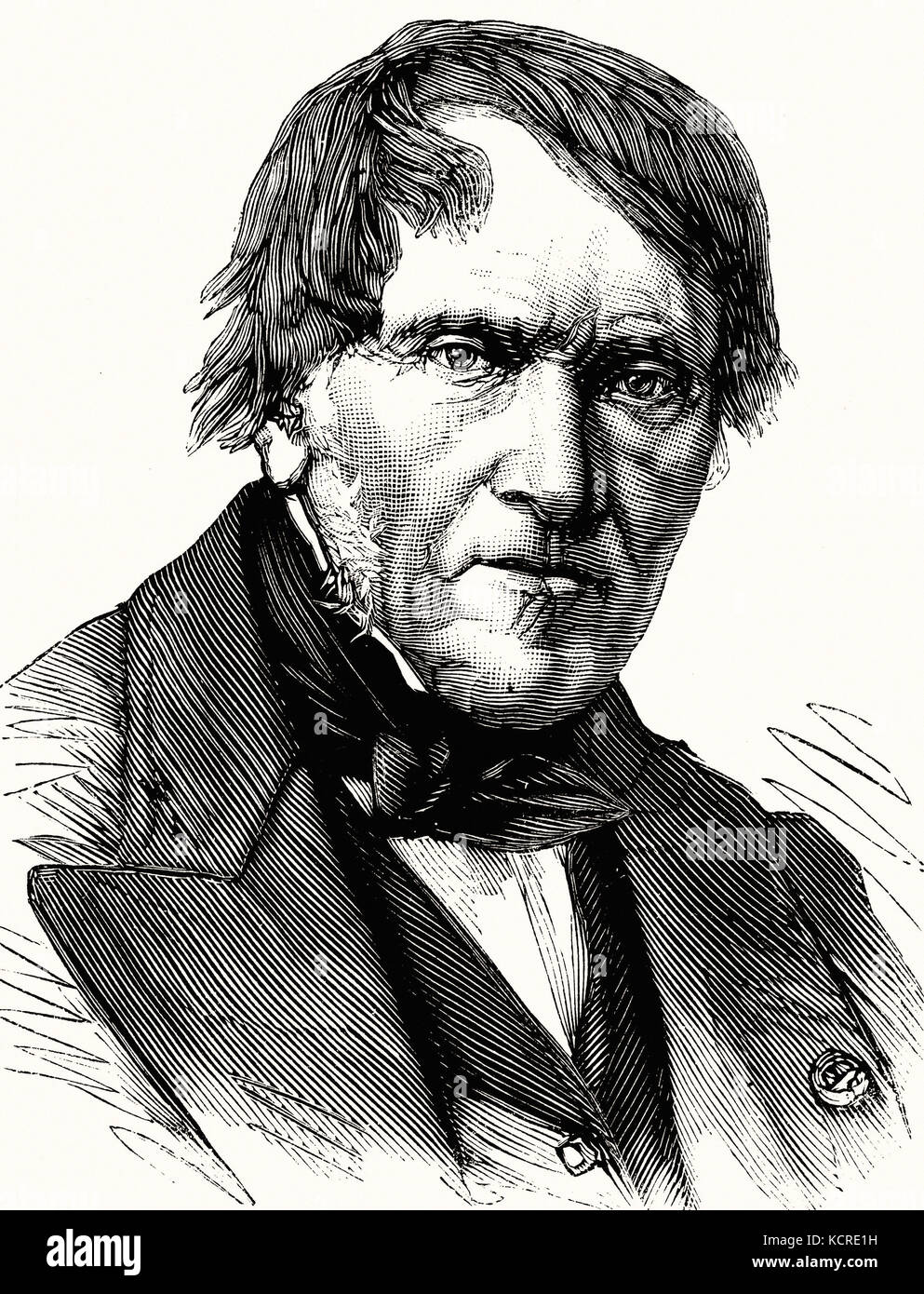 Antoine Cesar Becquerel französischer Physiker Stockfoto