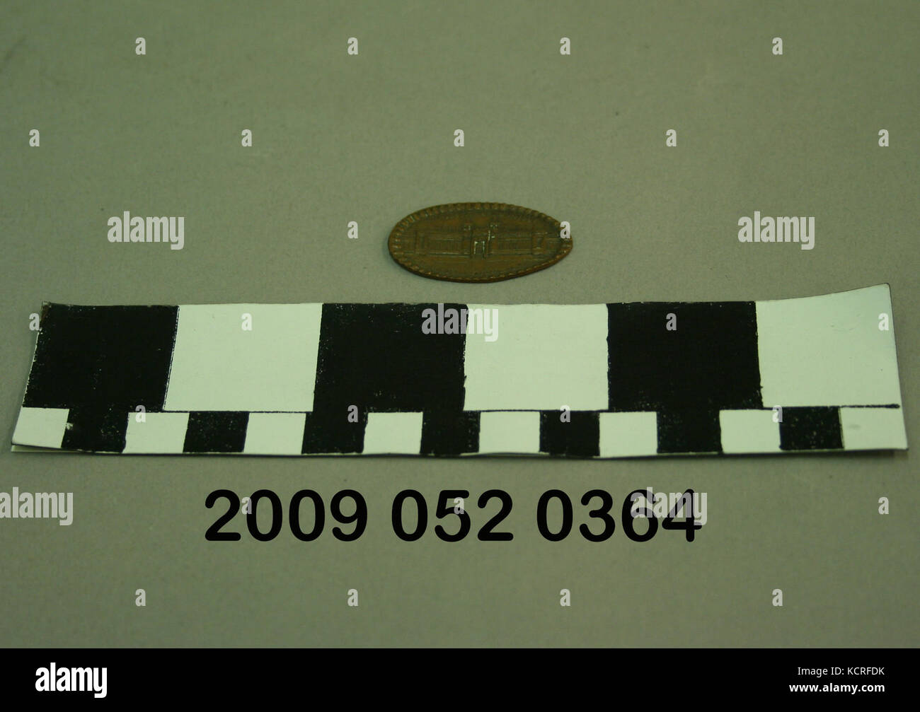 Längliche Indian Head Cent mit beeindruckt Bild des Palastes des Gartenbaus Stockfoto