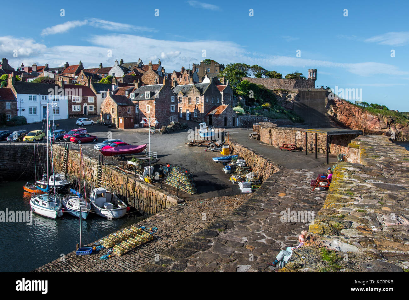 Crail Dorf in Fife, Schottland Stockfoto