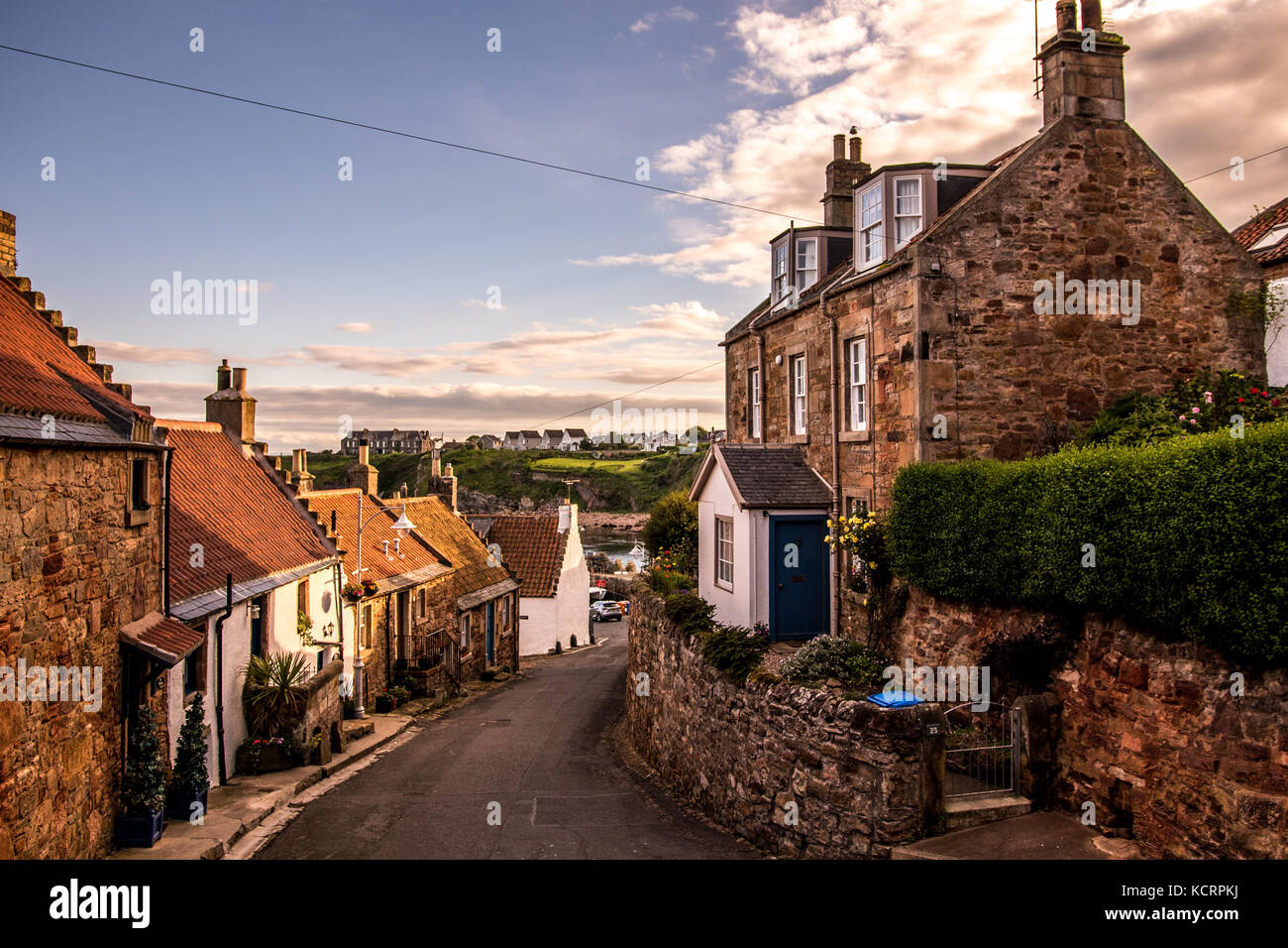 Crail Dorf in Fife, Schottland Stockfoto