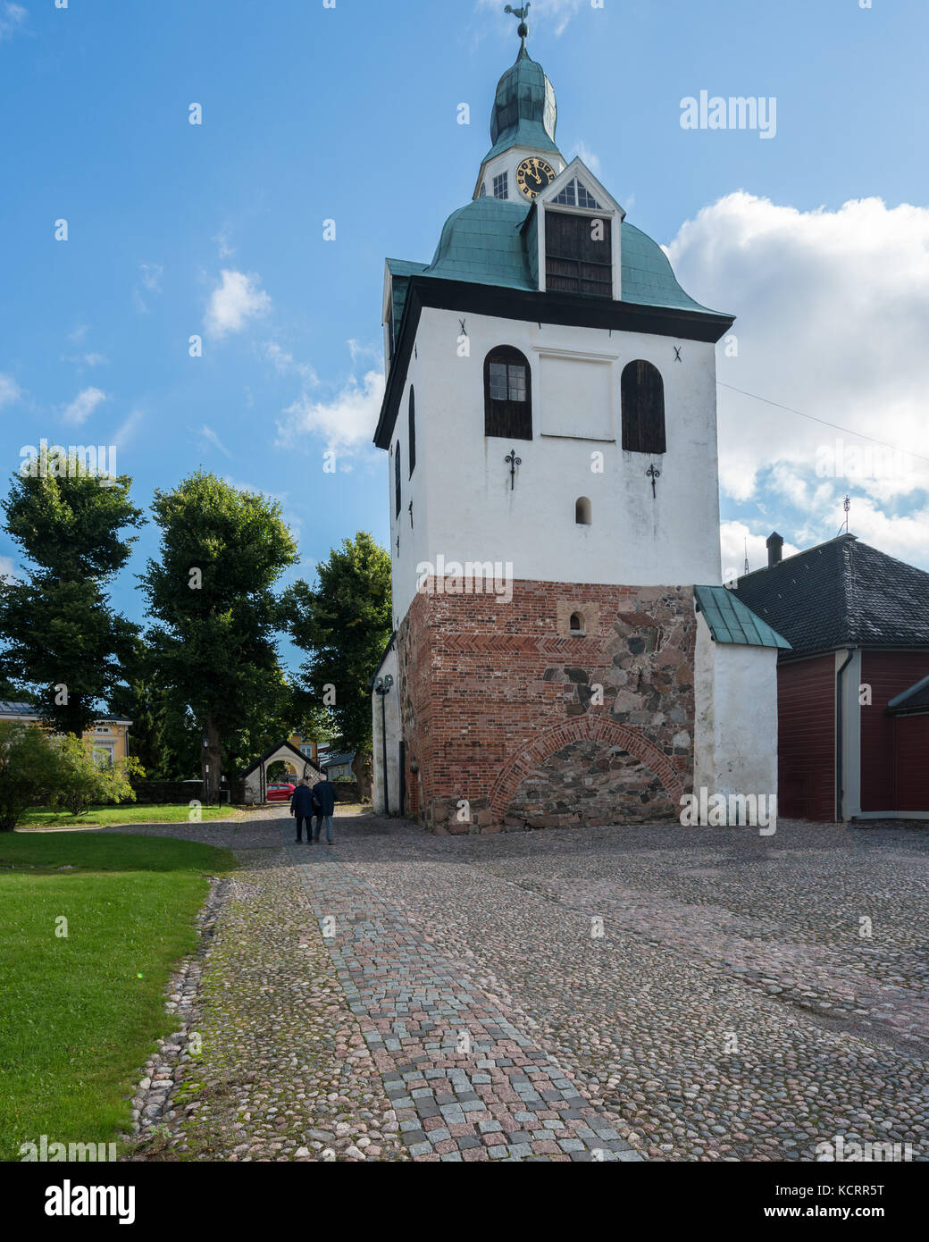 Dom in Porvoo, Finnland Stockfoto