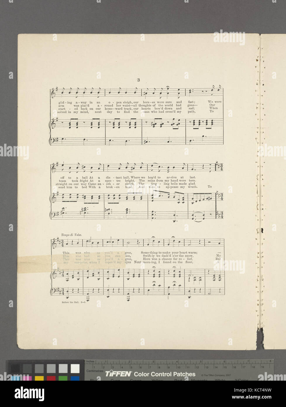 Bevor der Ball (NYPL Hades 449121 1690496) Stockfoto