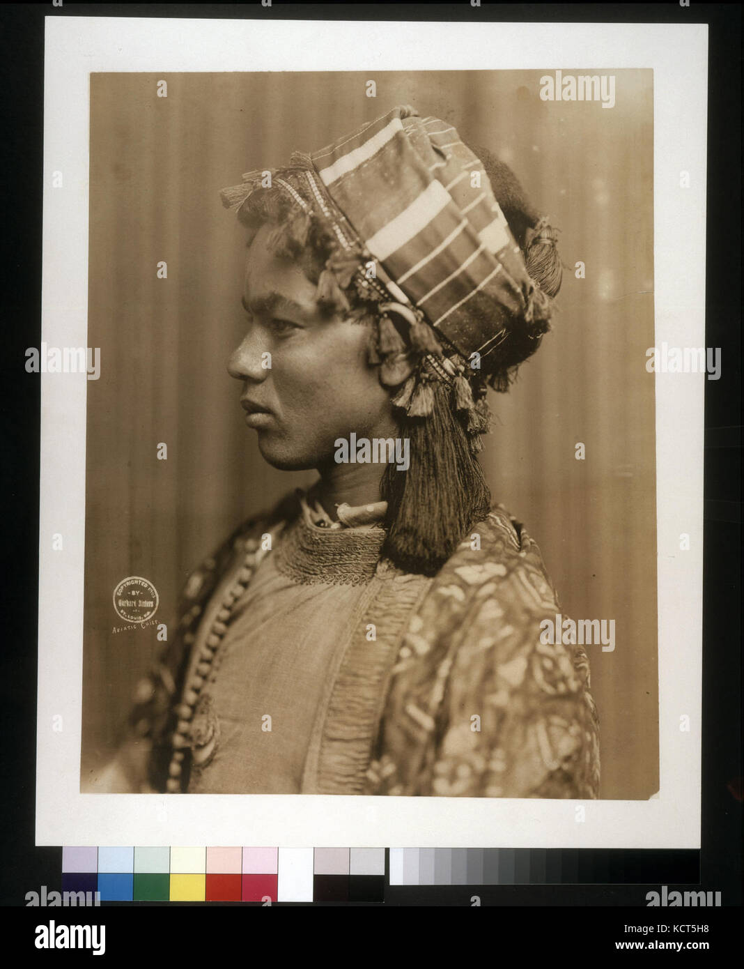 Asiatische Chief. (Während der Weltausstellung 1904 übernommen) Stockfoto