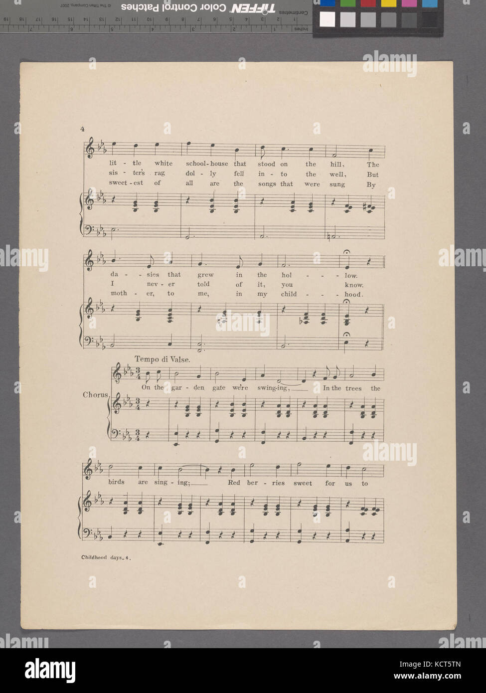 Kindheit (NYPL Hades 464041 1704710) Stockfoto