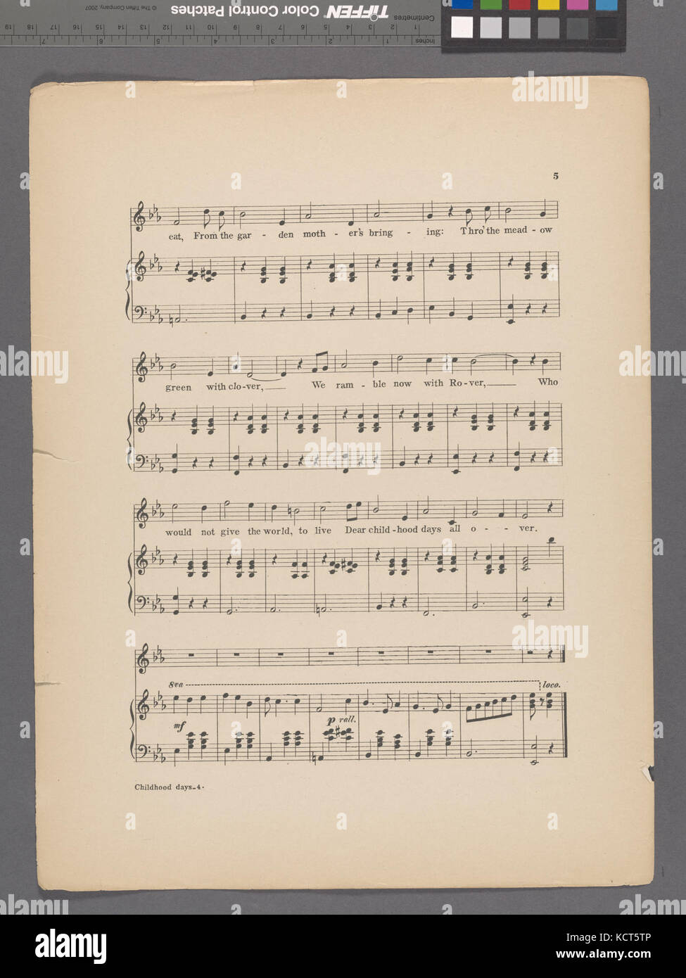 Kindheit (NYPL Hades 464041 1704711) Stockfoto