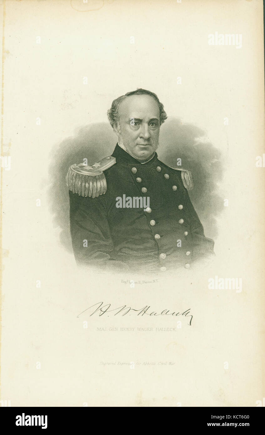 H.W. Halleck, Major General (Union) Stockfoto