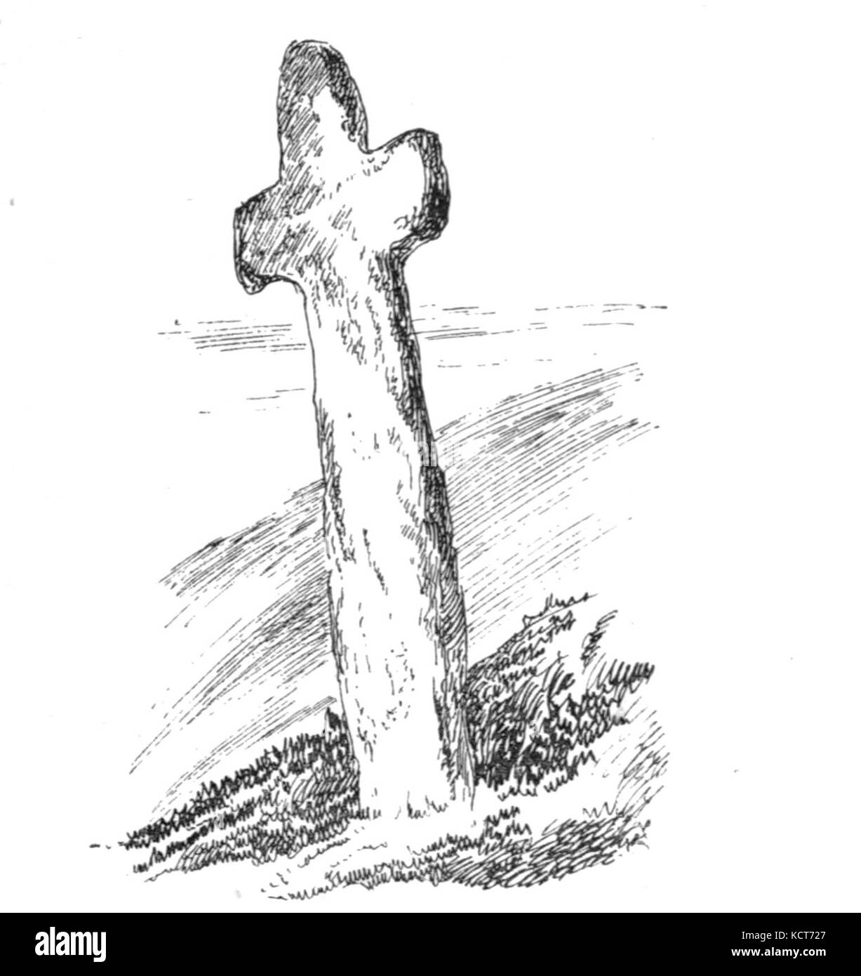 Kreuz Whitchurch, ein Buch von Dartmoor Stockfoto