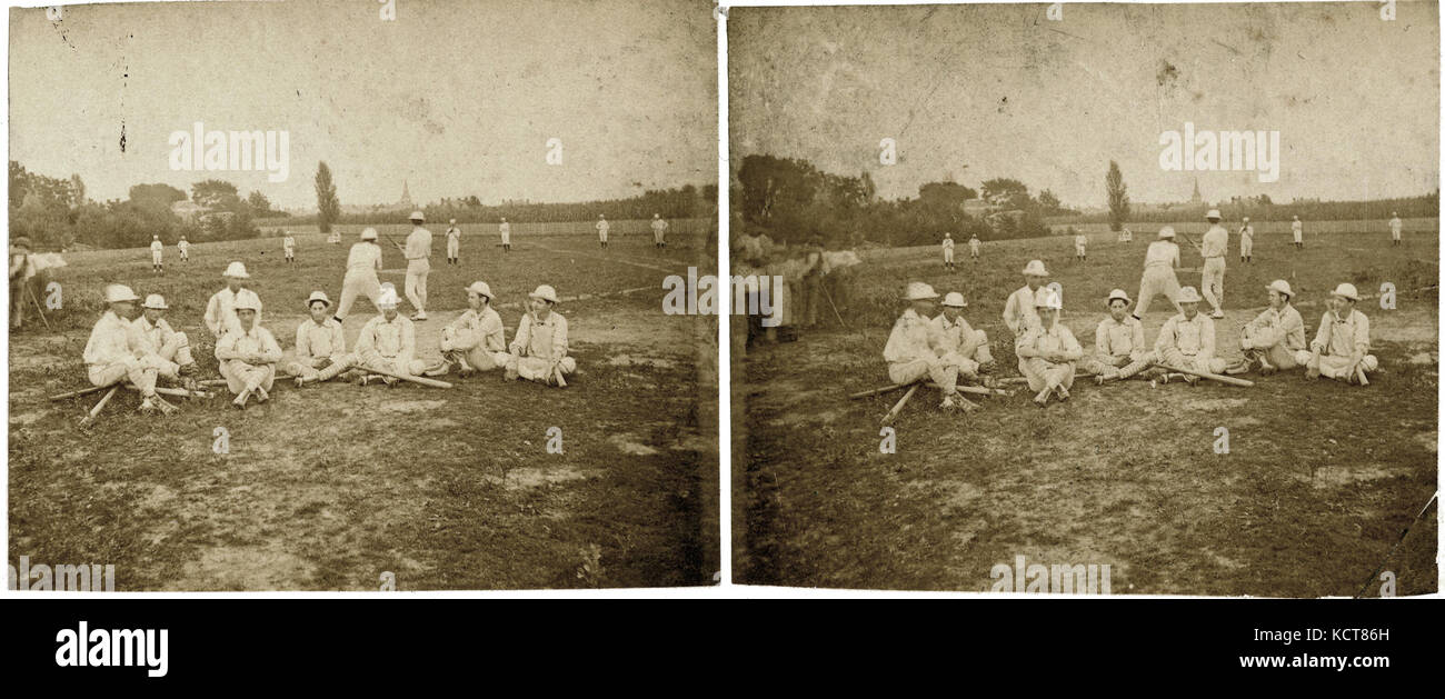 Baseball Spiel in St. Charles, Missouri Stockfoto