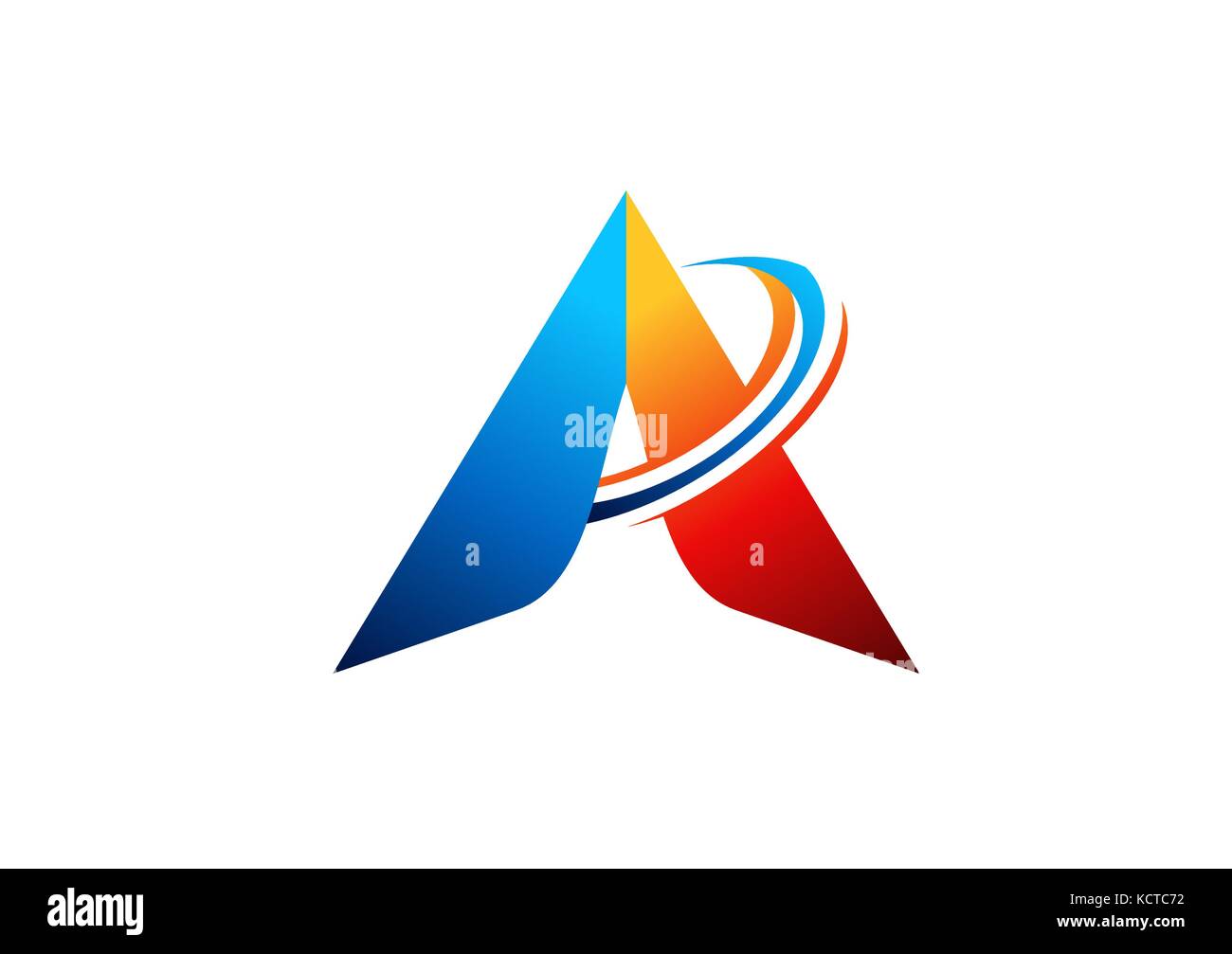 Buchstabe EIN Logo, abstraktes Logo Symbol Geschäftselement Buchstabe EIN Symbol Vektor Design Stock Vektor