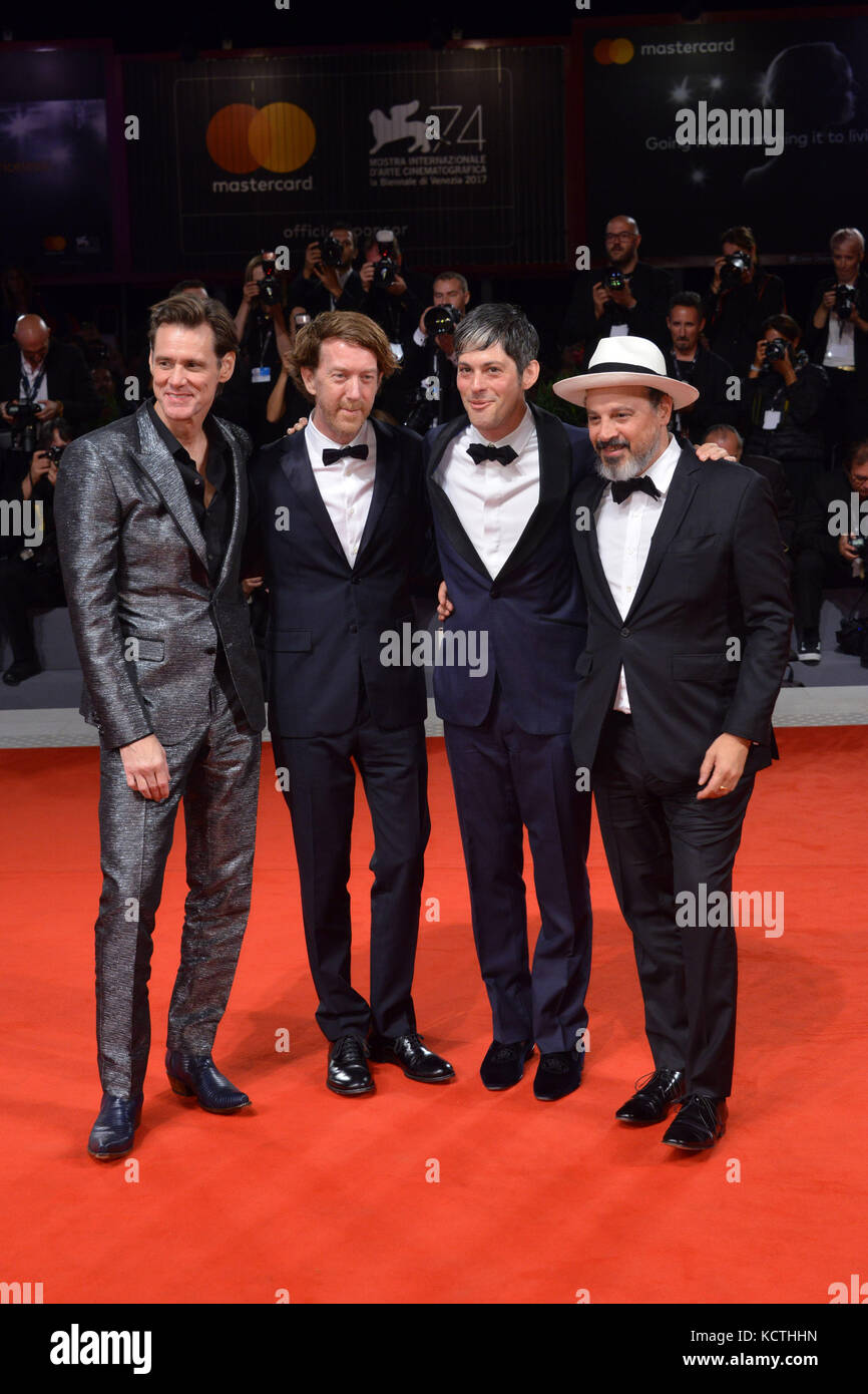 74. Venedig Film Festival - "Jim & Andy: The Great Beyond" - Premiere Mit: Jim Carrey Where: Venezia, Italien When: 05 Sep 2017 Credit: IPA/WENN.com ***Nur für Veröffentlichungen in Großbritannien, USA, Deutschland, Österreich, der Schweiz erhältlich Stockfoto