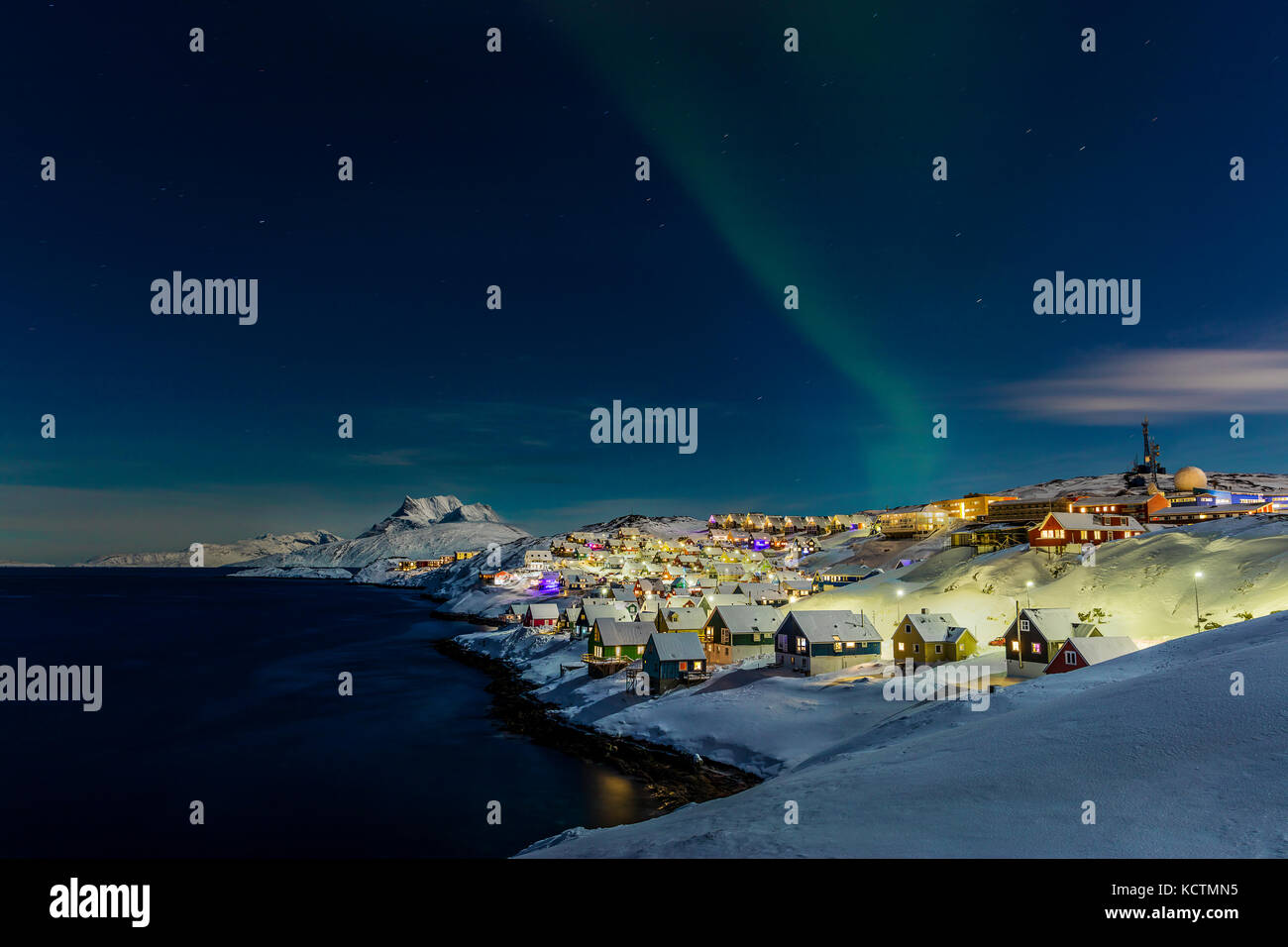 Nuuk in Grönland Stockfoto