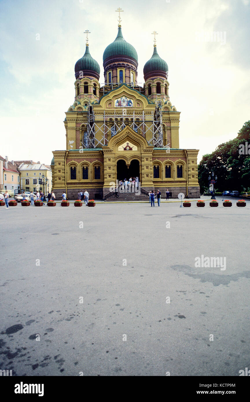 Alexander Nevsky Kathedrale Tallinn Estland 2000 von 1894 russischen Orthodoxen Stockfoto