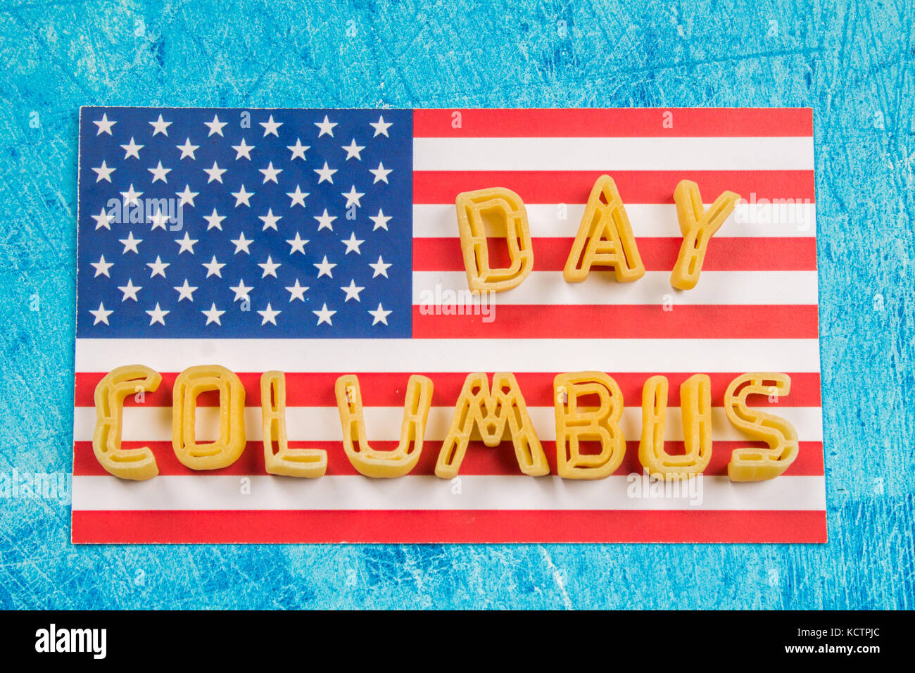 Happy Columbus Day Text Konzept Der Usa Urlaub Der Entdecker Von Amerika Urlaub Stockfoto Bild 162813796 Alamy