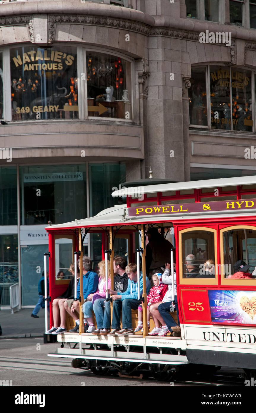 San Francisco trolley Stockfoto