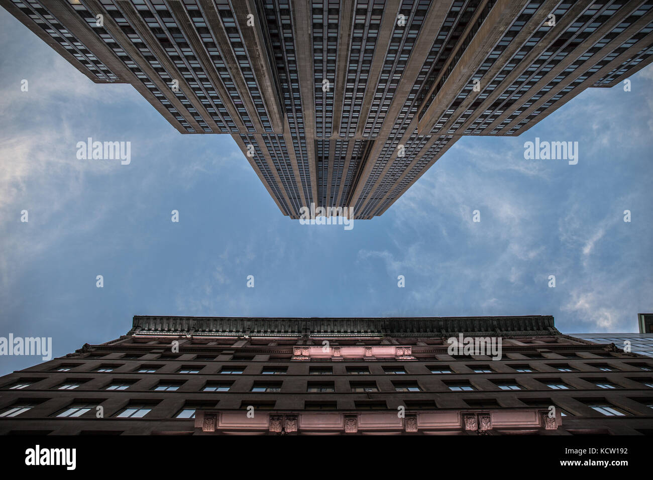 New York, Empire State Building - eine neue Perspektive Stockfoto