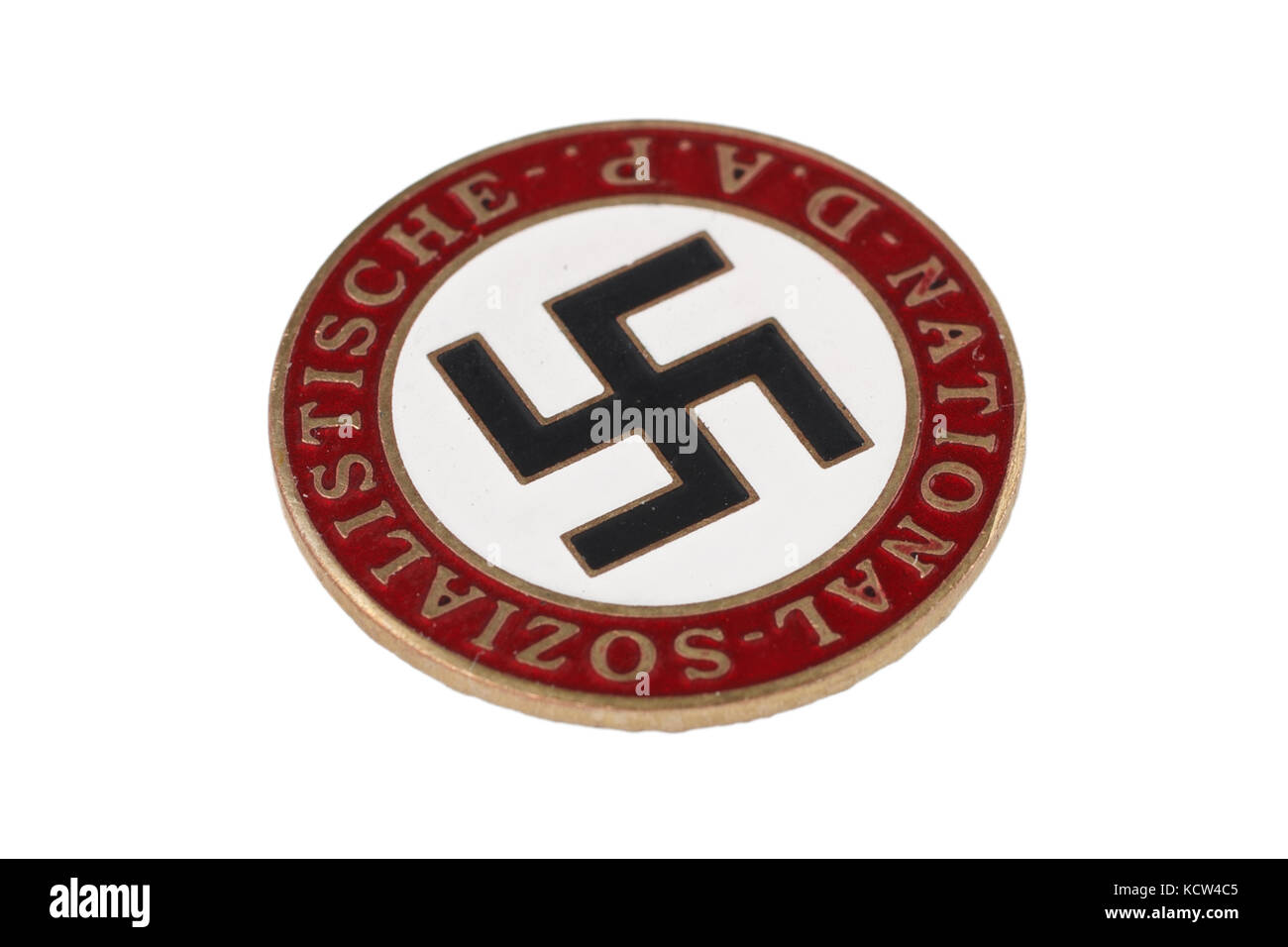 Die NSDAP die Nationalsozialistische Deutsche Arbeiterpartei Abzeichen Stockfoto