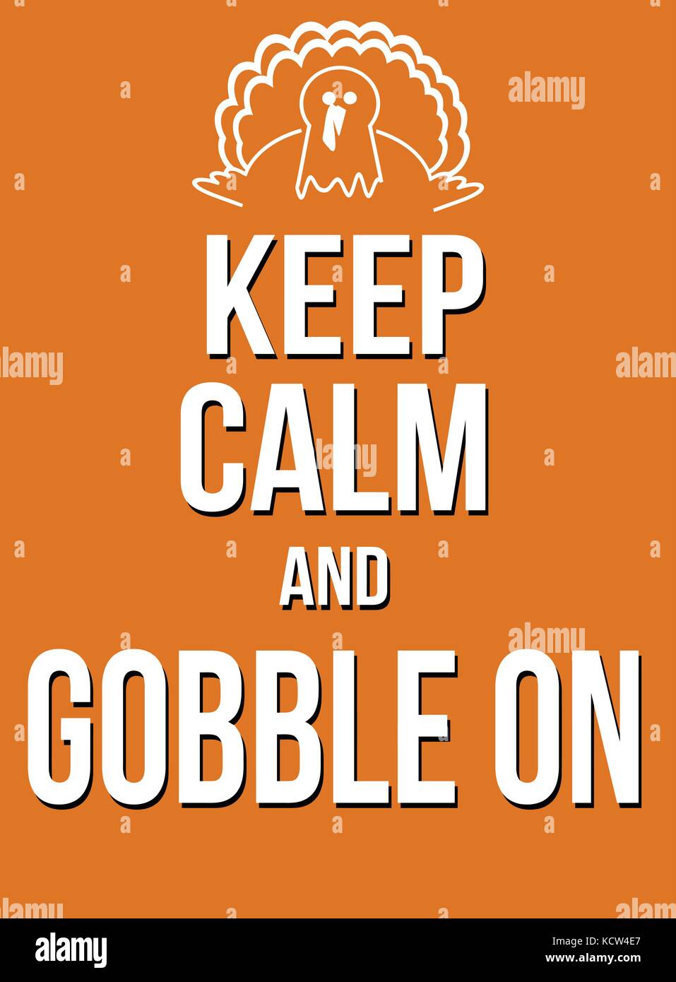 Ruhe und verschlingen Sie auf einem Plakat, Vector Illustration Stock Vektor