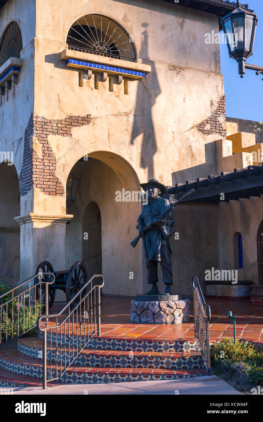 Mormonenbataillon Historic Site. Old Town San Diego State Historic Park, San Diego, Kalifornien, USA. Stockfoto