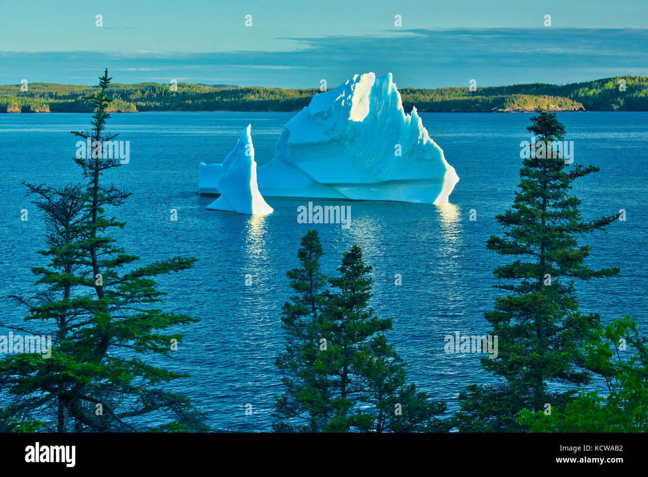 Eisberg in Bonavista Bay, Napoli, Neufundland und Labrador, Kanada Stockfoto