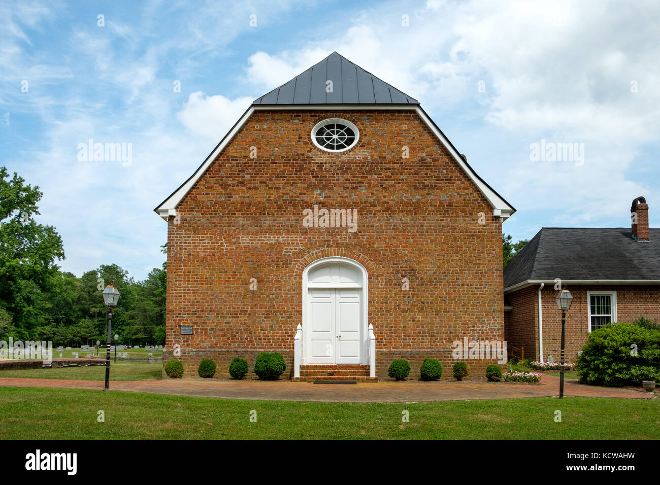 Untere United Methodist Church, 120 Untere Kirche Straße, Hartfield, Virginia Stockfoto