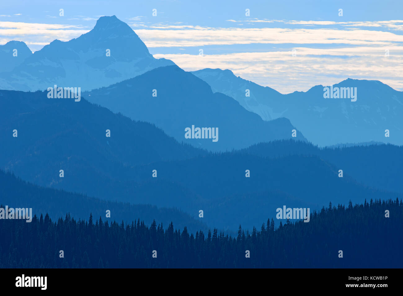 Cascade Mountains, e.c. Manning Provincial Park, British Columbia, Kanada Stockfoto