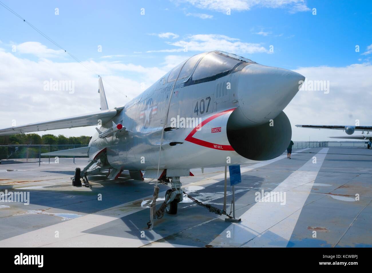 A-7e Corsair II. Stockfoto