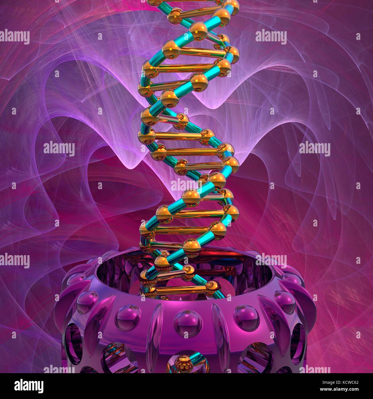 Dna modell molekulares cgi Fotos und Bildmaterial in hoher Auflösung