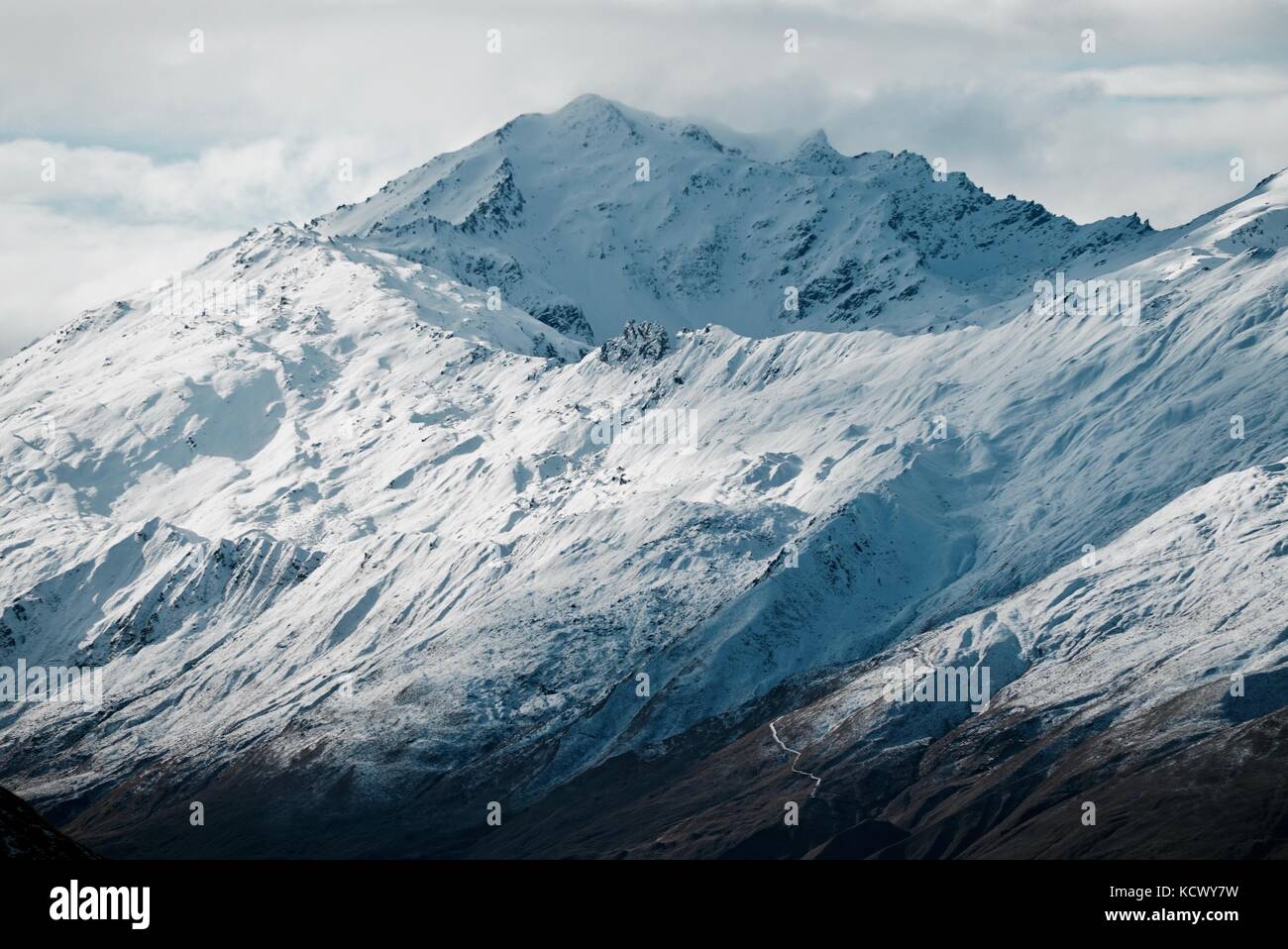Winter in Neuseeland Stockfoto