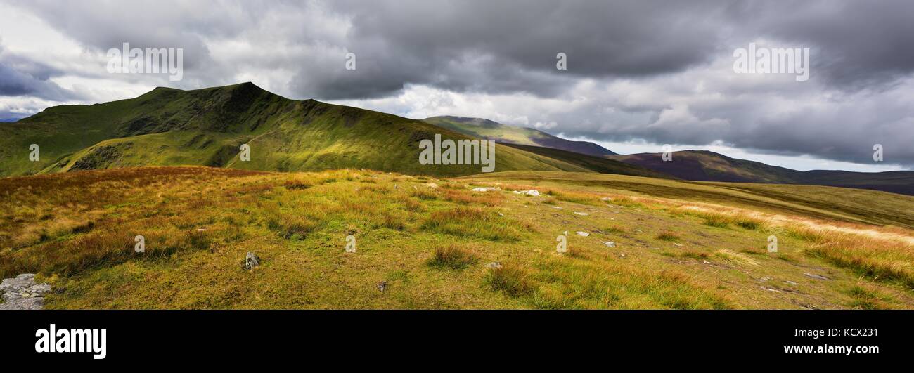 Blencathra aus bannerdale Crags Stockfoto