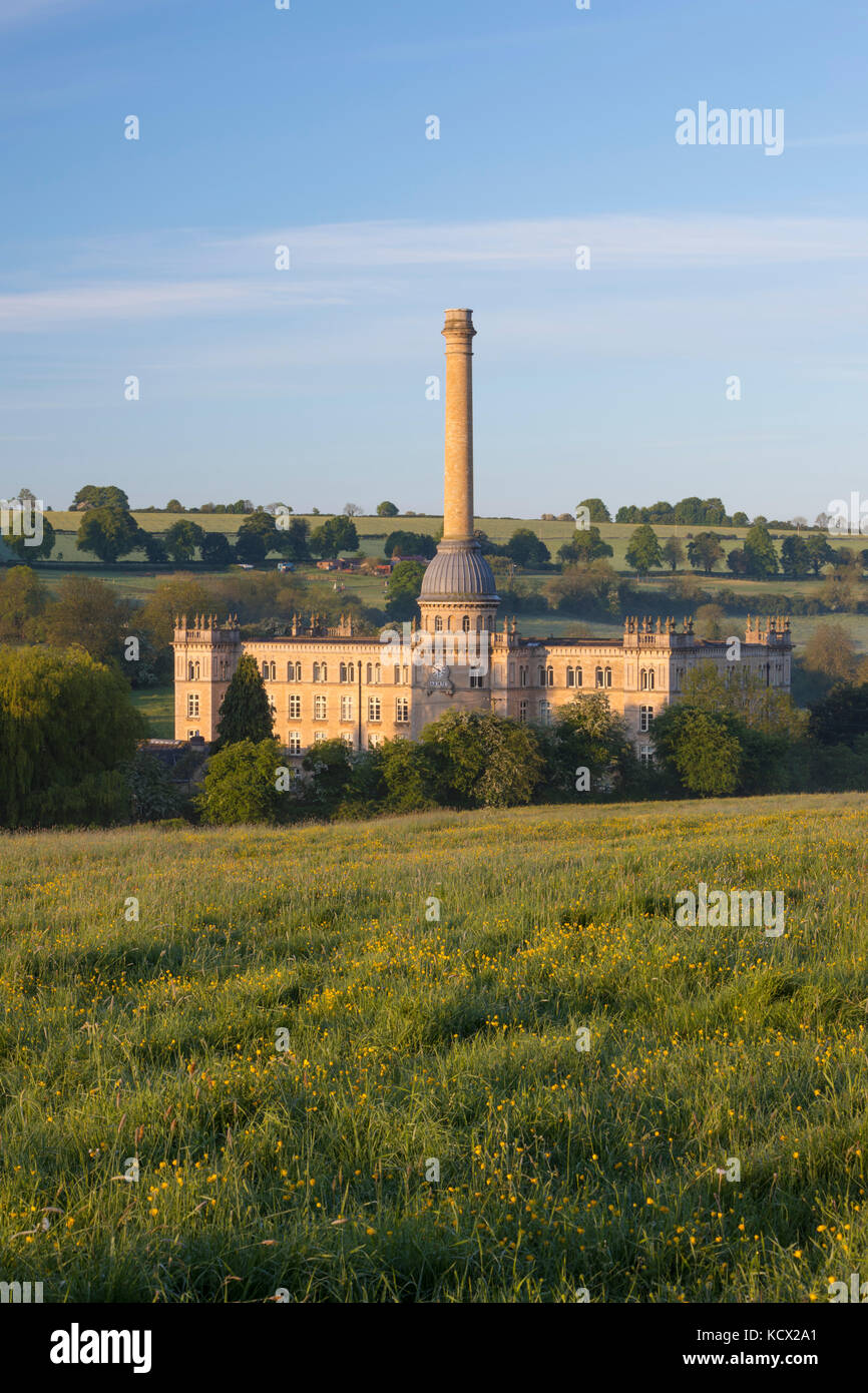 Glückseligkeit Mühle am frühen Morgen Sonnenschein, Chipping Norton, Cotswolds, Oxfordshire, England, Vereinigtes Königreich, Europa Stockfoto