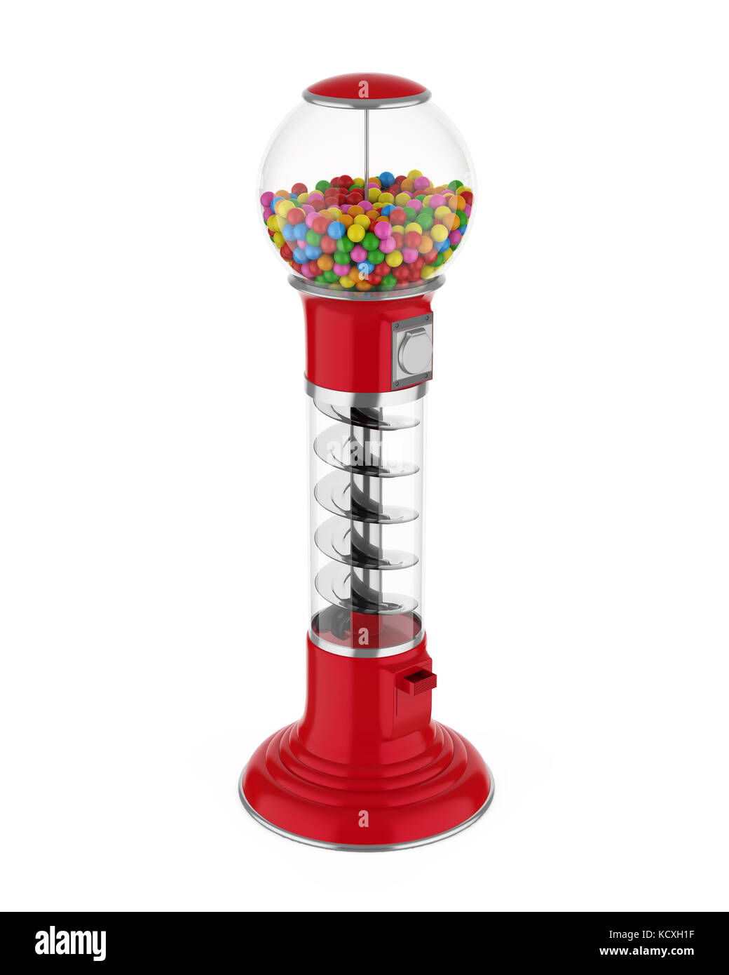 Candy gumball Machine isoliert Stockfoto