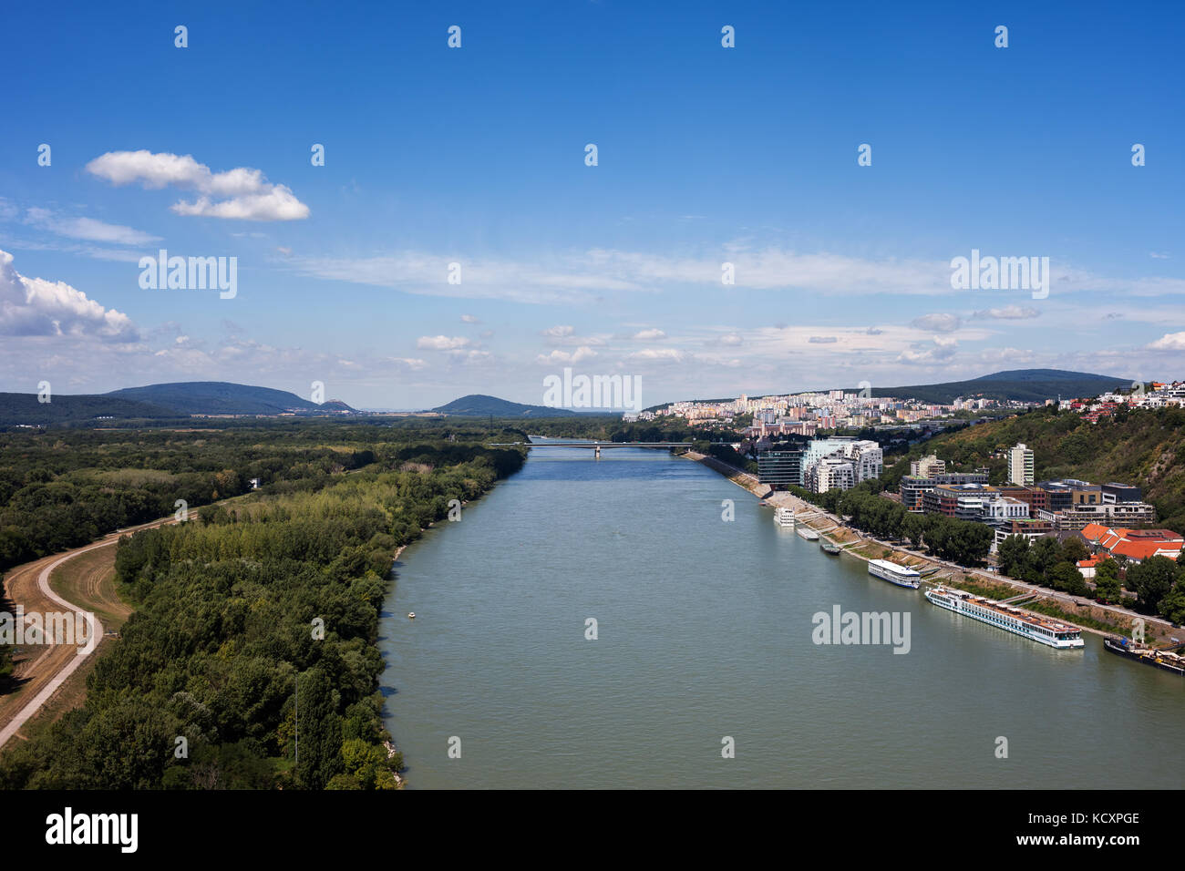 Fluss Zur Donau In Der Slowakei www.alamy.de