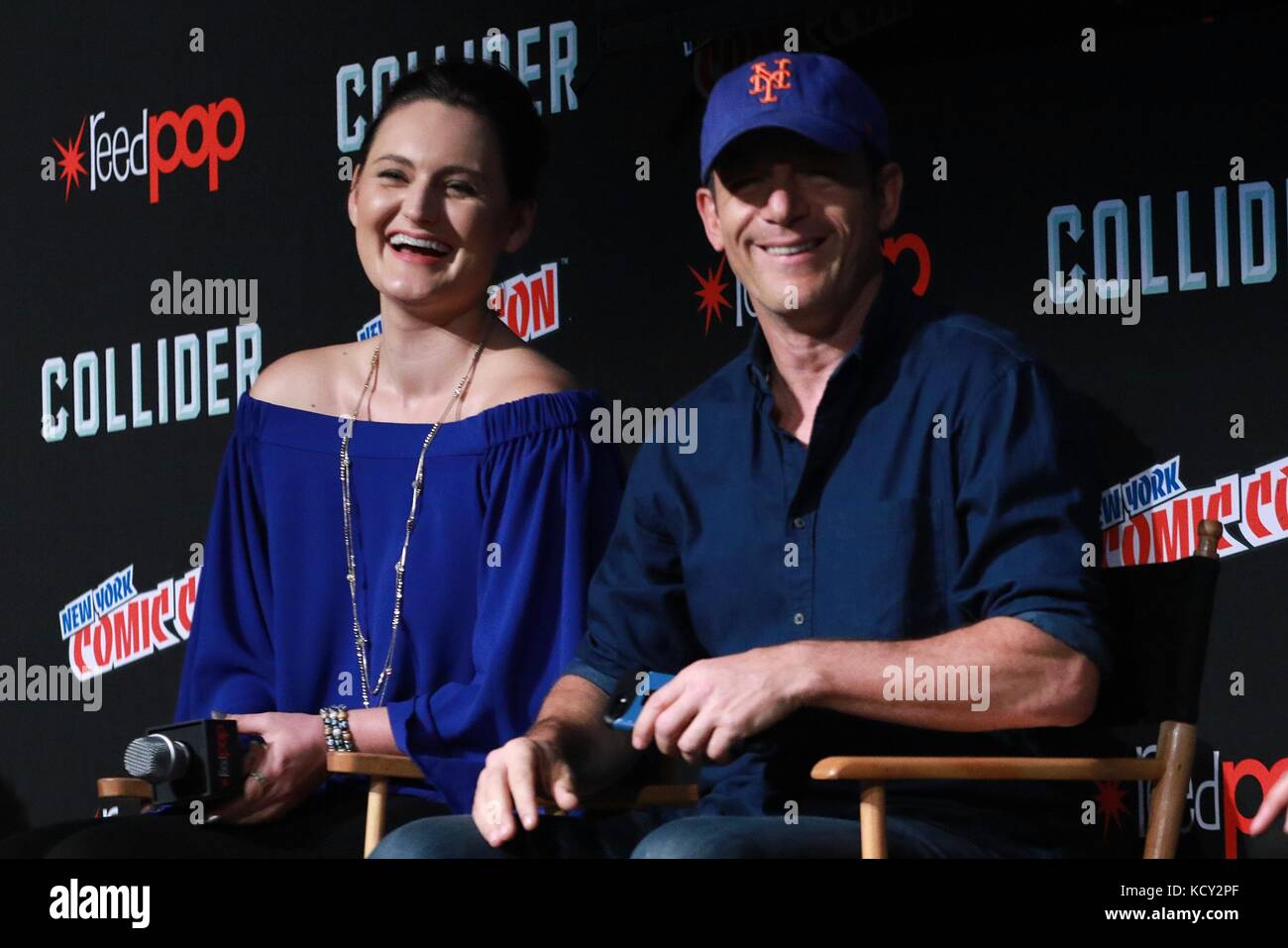 New York, NY, USA. Okt. 2017. Jason Isaacs bei Star Trek: Discovery in New York Comic Con am 7. Oktober 2017 in New York City. Credit: Diego Corredor/Media Punch/Alamy Live News Stockfoto