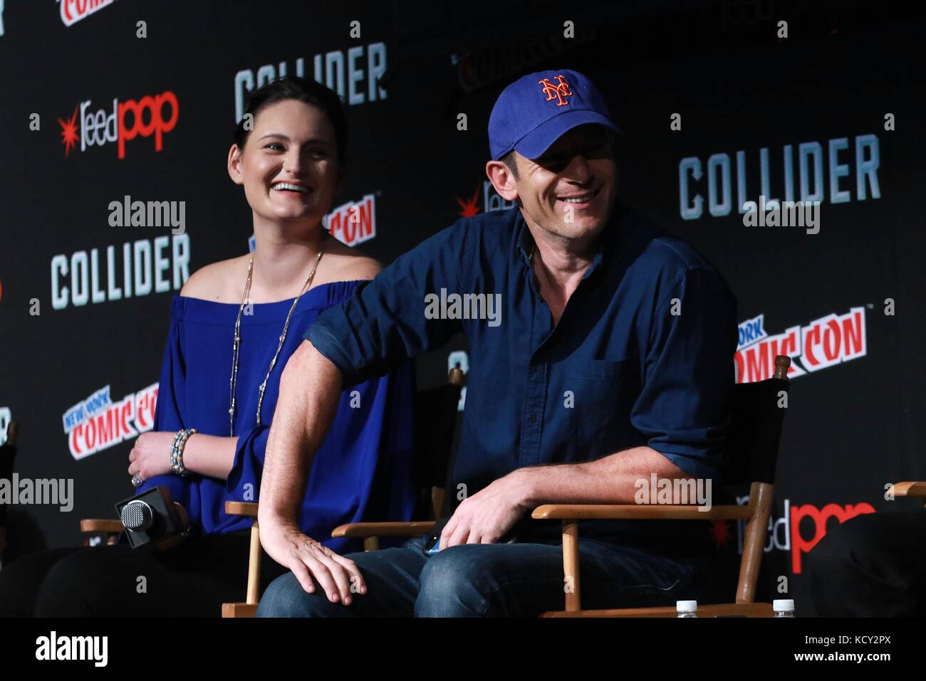 New York, NY, USA. Okt. 2017. Jason Isaacs bei Star Trek: Discovery in New York Comic Con am 7. Oktober 2017 in New York City. Credit: Diego Corredor/Media Punch/Alamy Live News Stockfoto