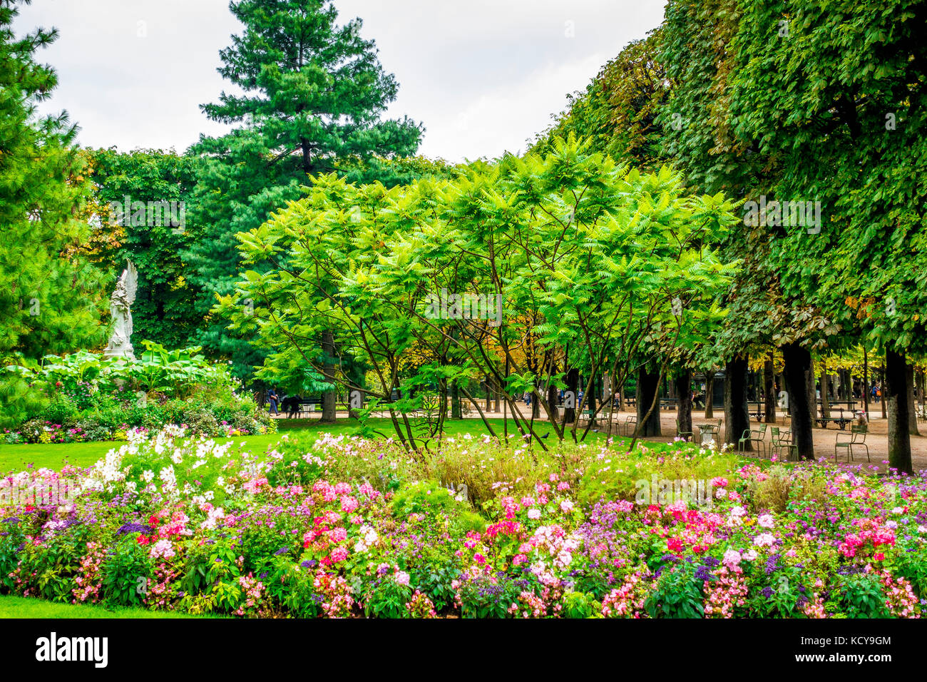 Die herrlichen Jardin du Luxembourg in Paris, Frankreich Stockfoto