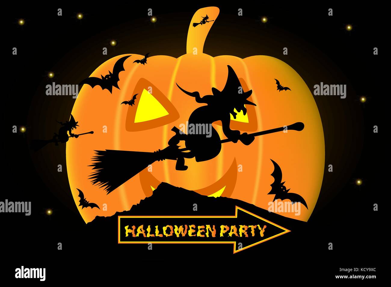Happy Halloween Kuchenaufsatz – Mit Fledermaus, Kürbis, Hexe – Kuchendeko Für Mottopartys