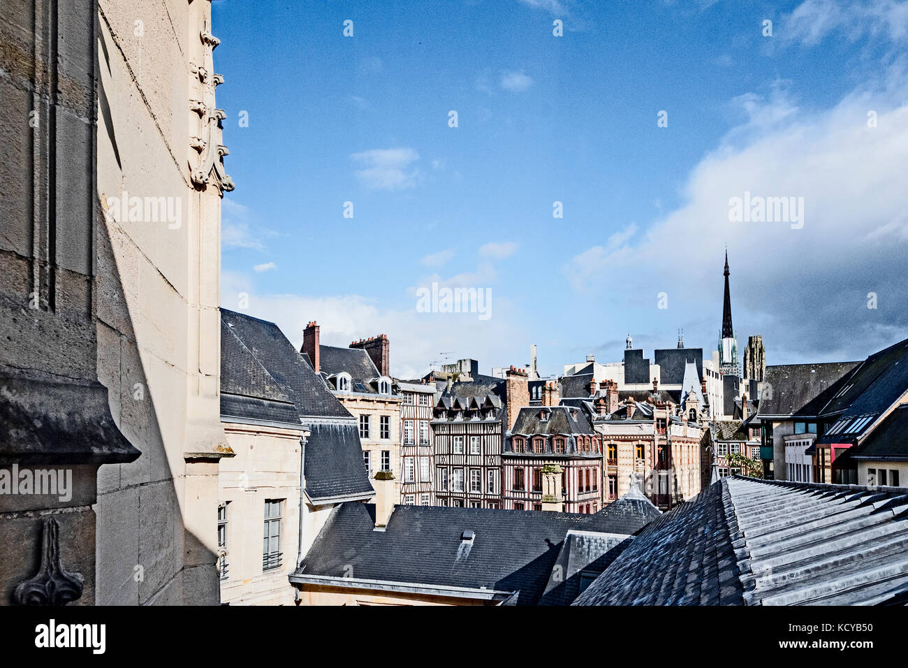 Rouen (Normandie, Frankreich): Blick auf die Stadt Stockfoto