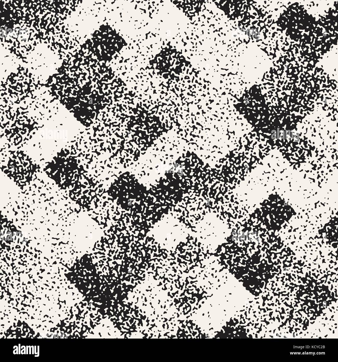 Zusammenfassung laut strukturierte Formen Hintergrund. Vektor nahtlose Vintage grungy Muster. Stock Vektor