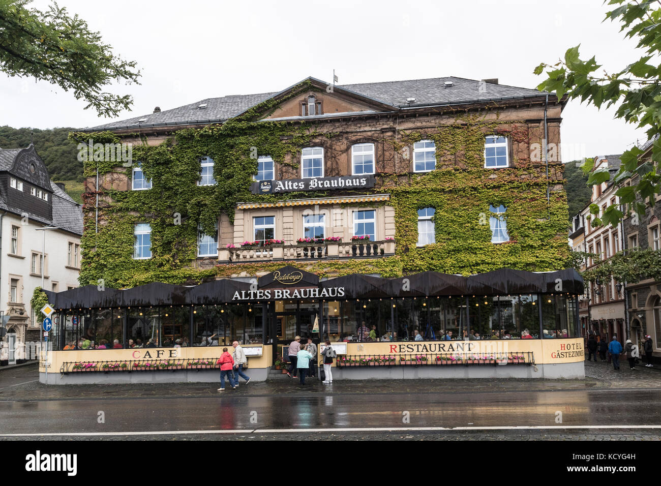 Altes Brauhaus In Der Stadt Bernkastel Kues Mosel Deutschland 